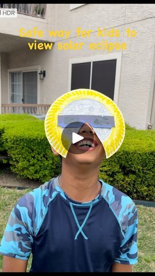 2024 Eclipse, E Craft, Paper Plate Crafts, Solar Eclipse, Daily Activities, Kids Crafts, Find It, I Saw, Crafts For Kids