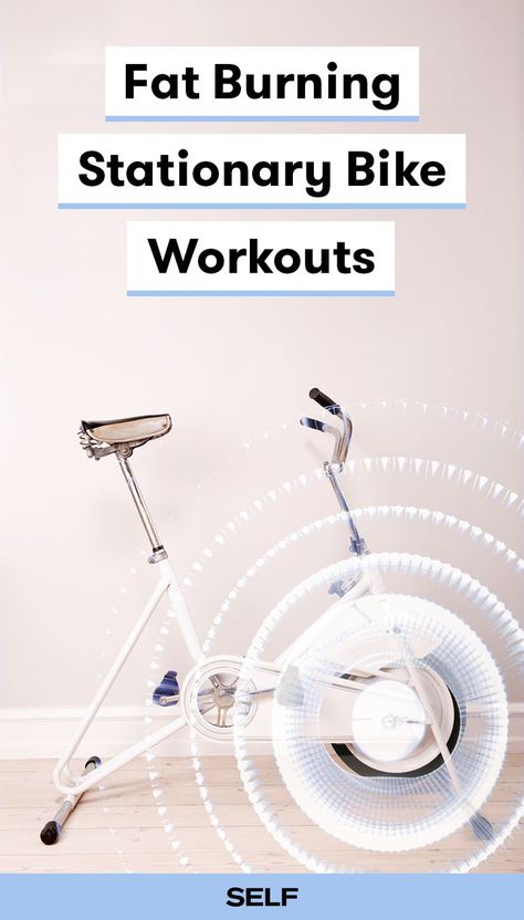 4 Stationary Bike Workouts That Burn Fat | SELF Stationary Bike Workouts, Bike Workouts, Stationary Bike Workout, Healthy Breakfast Bowl, Bike Workout, Indoor Cycling Workouts, Girls Work, Spin Bike Workouts, Cycling For Beginners