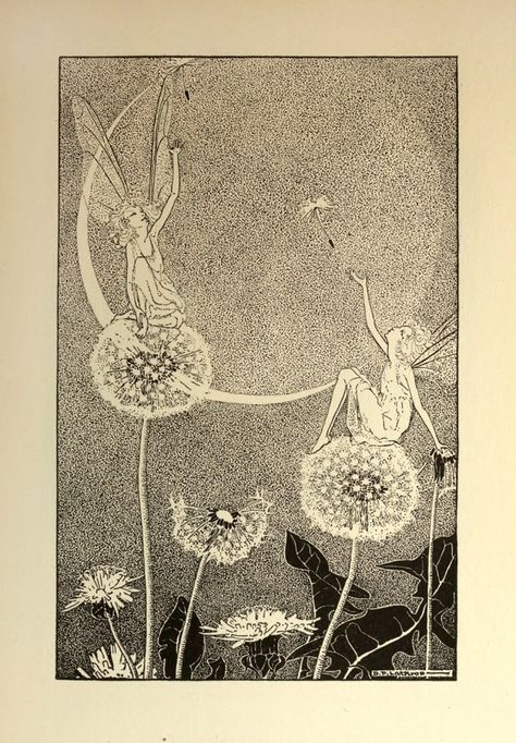 Dorothy Lathrop’s Dreamscapes: Haunting Century-Old Illustrations of Fairy-Poems by the Woman Who Became the First to Win the Caldecott Medal Dorothy Lathrop, Fairy Poems, Moon Madness, Fairy Realm, Fantastical Creatures, Aubrey Beardsley, Kids Poems, Sleeve Ideas, Picture Boxes