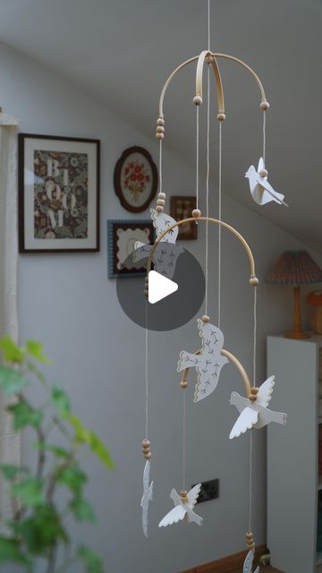 Bird Mobile, Diy Inspiration, Nursery Decor, Paper Crafts, Nursery, Cricut, Instagram