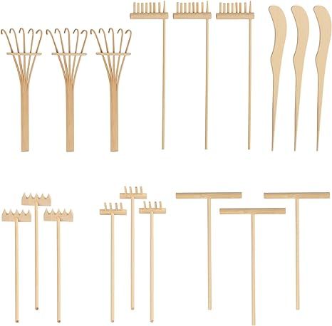 High quality and professional original Zen garden tool set ，Allows for various designs such as line, wave, flower, and circle. Zen Garden Tools Diy, Sand Zen Garden, Garden Tools Diy, Calming Environment, Circle Designs, Mini Zen Garden, Garden Rake, Meditation Accessories, Accessories For Home