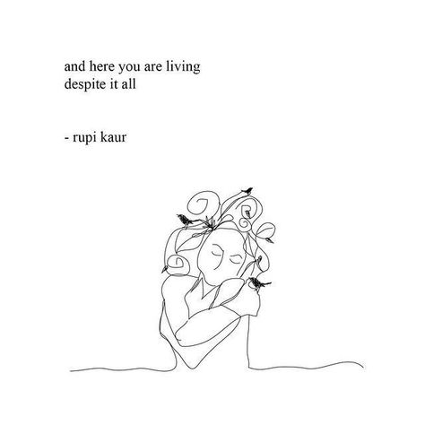 Poetry Quotes, Rupi Kaur Quotes, Fina Ord, Rupi Kaur, Health Quotes, A Quote, Chronic Illness, Pretty Words, Beautiful Words