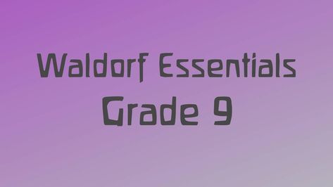 This is a curriculum COURSE for grade nine.  This is a guide with my notes and recommendations for block rotations.

The course includes:

Audios & Videos for support. Waldorf Essentials, Homeschool Guide, Waldorf Homeschool, Grade 9, Homeschool Curriculum, The North Face Logo, Lesson Plans, Retail Logos, Reading