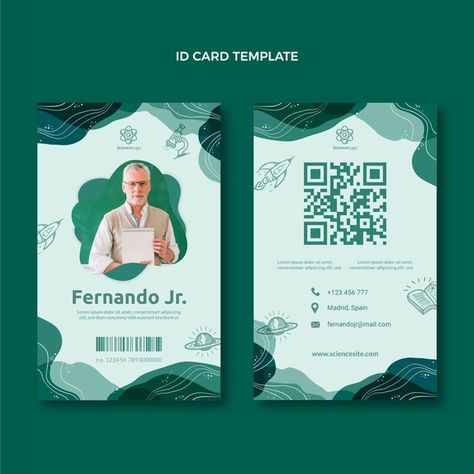 Identity Card Design, Employee Id Card, Card Template Free, Employees Card, Name Tag Design, Pink Business Card, Member Card, Vertical Business Cards, Name Card Design