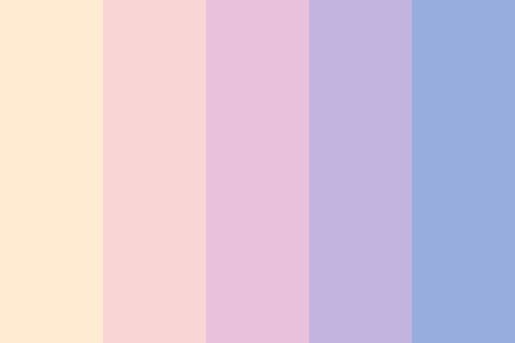 Dreamy Skies Color Palette Dreamy Sky Color Palette, Marshmallow Color Palette, Sky Palette Color, Dreamlike Color Palette, Color Palette Dreamy, Sleepy Color Palette, Heaven Color Palette, Sky Pallete Color, Hex Colour Palette