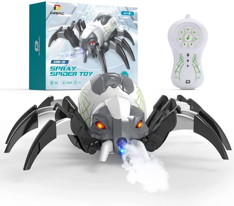 Moving Spider, Realistic Robot, Music Effect, Spider Robot, Expensive Toys, Party Jokes, Bug Toys, Micro Drone, Spider Toy