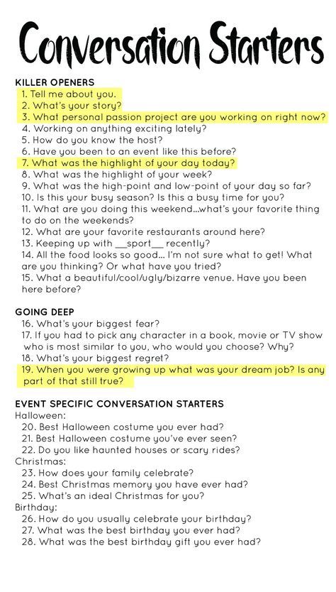 Relationship Starter Questions, To Get To Know Someone Questions, Open Minded Questions, How To Make Convos Interesting, Random Conversation Topics, Social Questions Conversation Starters, Conversation Starters In Person, Conversation Starters For Work, Conversation Starters To Get To Know Someone