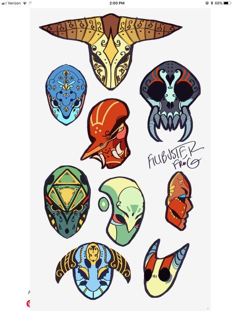 Masks Art Drawing, Cool Masks Designs Ideas, Mask Rpg, Mask Design Drawing, Fae Character Design, Dragon Fae, Fae Lore, Fae Characters, Masks Drawing