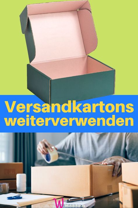 Schöne Ideen für leere Pakete und Versandkartons Diy Furniture, Organizer Diy, Diy Organization, Organization Hacks, Toy Chest, Quick Saves