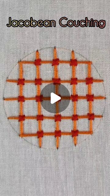 swadha on Instagram: "Jacobean Couching #embroiderytutorial #embroidery #easyembroidery #handembroidery #handcraft" Couching Embroidery Design, Couching Embroidery, Jacobean Embroidery, Basic Hand Embroidery Stitches, Basic Embroidery Stitches, Crewel Embroidery, Hand Embroidery Stitches, Thread Work, Free Embroidery