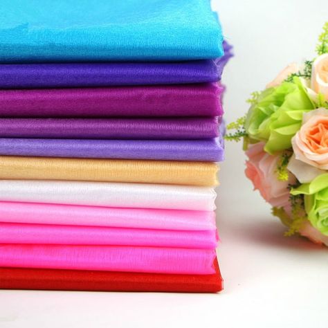 Cheap organza fabric, Buy Quality organza lace fabric directly from China organza bg Suppliers:                                                           Wedding Supplies Organza Fabric Multicolor Organza Fabric Wedd Flower Arrangement Supplies, Organdy Fabric, Cheap Fabric, Event Supplies, Fabric Yarn, Fabric Suppliers, Wholesale Flowers, Organza Fabric, Wedding Gift Favors