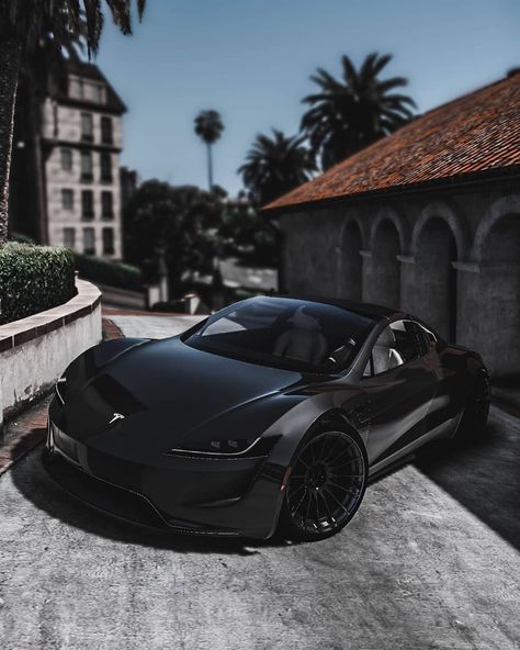 Tesla Motors Club on Instagram: “Would you like to drive Tesla Roadster in GTA V? Click the link in the bio to explore our clothing line up Follow @teslaforlife for more…” Tattoo Car, Cars Tattoo, Cars Aesthetic, Aesthetic Car, Luxury Car Interior, Tesla Roadster, Pimped Out Cars, Tesla Motors, Tesla Car