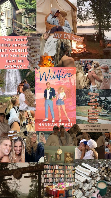 Wildfire - Hannah Grace #wildfirehannahgrace #hannahgrace Romcom Books, Hannah Grace, Book Reading Journal, Romance Series Books, Fire Book, Book Wallpaper, Book Annotation, Recommended Books To Read, Inspirational Books To Read