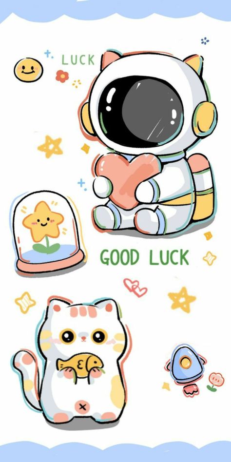 Cute Astronaut Drawing, Iphone Lockscreen Aesthetic, Space Kawaii, Fantasy Future, Astronaut Drawing, Doodle Cute, Astronaut Illustration, Hello Kitty Wallpaper Hd, Astronaut Wallpaper