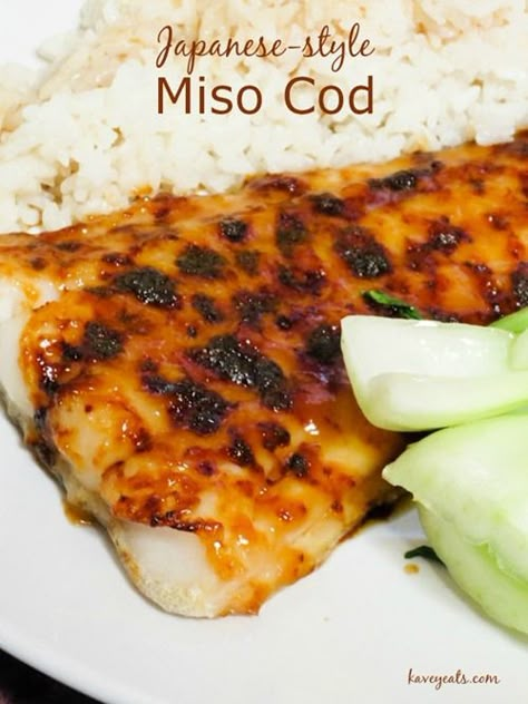 Japanese Cod Recipe, Recipes With Red Miso Paste, Japanese Fish Recipe, Miso Cod, Miso Glazed Cod Recipe, Miso Cod Recipe, Nobu Black Cod Miso Recipe, Miso Cod Recipe Nobu, Miso Glazed Cod