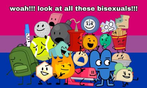 Bfb Headcanons, Bfdi Headcannons, Gelatin And Firey Bfb, Bfb Four And Two Ship, Bfdi Announcer, Two And Four Bfb, Four And Two Bfdi, Nobody Loves Me, Be More Chill