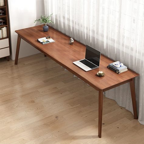 PRICES MAY VARY. MINIMALIST STYLE - This long desk will be an excellent table for you. The whole presents contemporary minimalism, suitable for home office work and study; QUALITY MATERIALS - Manufactured from thicked MDF tabletop and solid wood legs, rounded corners of the table effectively protect your safety; SPACIOUS TABLETOP - Desktop dimensions: 62.99"(W)x19.69"(D)x29.53"(H), with a large office area of 8.61 square feet, double workstation to meet the daily use of the family; FLEXIBLE FUNC 2 Person Desk, Large Office, Long Desk, Computer Workstation, Under The Table, Desk Table, Home Office Furniture, Home Office Desks, Table Desk