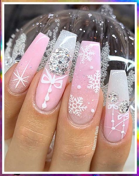 Christmas Nail Designs - Found what you are looking for? Act now while there are still time - Click to buy. Festive Nail Art, Cute Christmas Nails, Winter Nails Acrylic, Christmas Gel Nails, Awesome Nails, Nails Easy, Cute Acrylic Nail Designs, Christmas Nails Acrylic, Winter Nail Designs