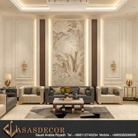 Majles Design, Drawing Room Wall Design, Drawing Room Design, Living Room Wall Designs, Drawing Room Interior Design, Drawing Room Interior, Luxury Living Room Decor, Latest Living Room Designs, Hall Interior Design