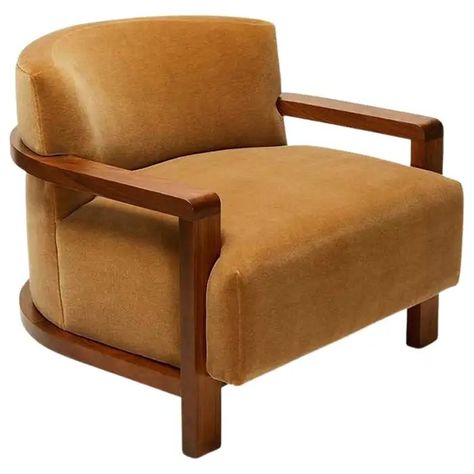 Carrillo Lounge Chair by Lawson-Fenning For Sale at 1stDibs Midcentury Armchair, Contemporary Lounge Chair, Wood Lounge Chair, Furniture Design Sketches, Lawson Fenning, Mid Century Lounge, Mid Century Lounge Chairs, Contemporary Armchair, Vintage Lounge Chair