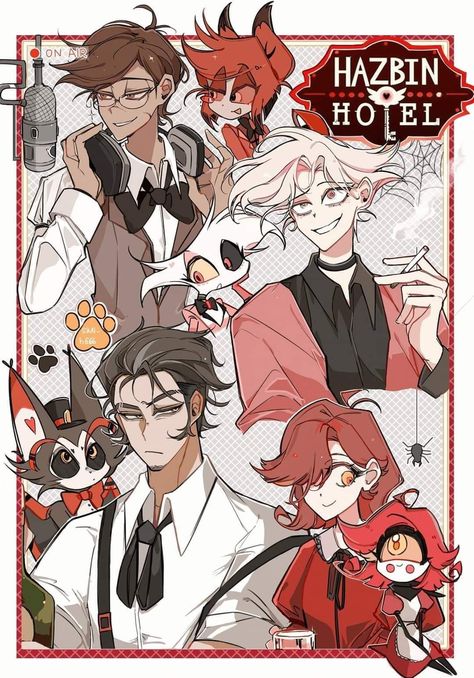 Pac E Mike, Hazbin Hotel Husk, Hotel Trivago, H Hotel, Monster Hotel, Alastor Hazbin Hotel, Vivziepop Hazbin Hotel, Human Art, Hotel Art