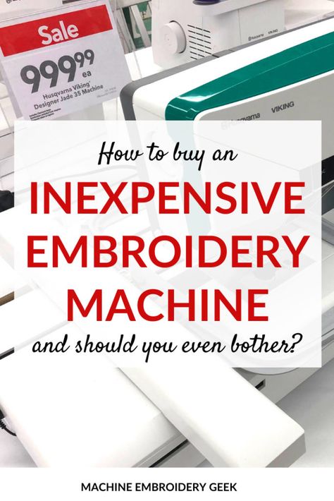 Best Embroidery Machine For Home Business, Simple Embroidery Machine, Embroidery Machines For Beginners, How To Use An Embroidery Machine, Embroidery Machine For Beginners, Machine Embroidery Business Ideas, Embroidery With Sewing Machine, Embroidery Machine Tutorials, Machine Embroidery For Beginners