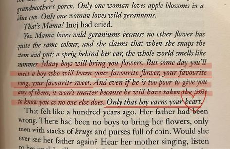 Fantasy love book quote annotation ,,Many boys will bring you flowers. But one day you’ll meet a boy who will learn your favorite flower, your favorite song, you favorite sweet. And even if he’s too poor to give you any of them, it won’t matter because he will have taken the time to know you as no one else does. Only that boy earns your heart” with pink hearts. Six of crows duology written by Leigh Bardugo from the Grishaverse Six Of Crows Laptop Wallpaper, Book Quotes Six Of Crows, Quotes From Six Of Crows, Kanej Six Of Crows Quotes, 6 Of Crows Quotes, Six Of Crows Book Quotes, Leigh Bardugo Quotes, Six Crows, Six Of Crows Quotes