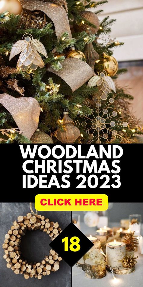 From the majestic allure of the woodland christmas tree to the detailed elegance of tablescapes, the comprehensive woodland christmas ideas 2023 guide serves as your compass to a festive season that’s rich in nature's charm, rustic elements, and an atmosphere that promises an unforgettable holiday experience. Holiday Decorating With Tree Branches, Cozy Woodland Christmas, Woodland Creatures Tree, Woodland Animal Christmas Trees, Antler Christmas Tree Decorations, Cabin Christmas Tree Decor, Woodland Ornaments Diy Rustic Christmas, Nature Christmas Tree Ideas, Outdoorsy Christmas Tree