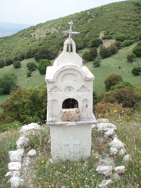 Roadside Shrine by David R. Crowe, via Flickr Roadside Shrine, Shrines Art, Church Icon, Houses Of The Holy, Sacred Spaces, Home Altar, Sacred Places, Place Of Worship, Sacred Art