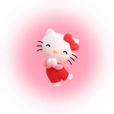 Moodboard Elements, 3d Web Design, Shuffles Collage, Pic Edits, 3d Gradient, Pink Core, Png Aesthetic, Heart Icon, Pink Hello Kitty