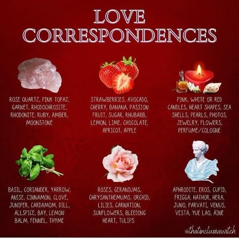 Love Correspondences Witchcraft, Self Love Herbs Witchcraft, Love Altar, Magical Herbs Witchcraft, Love Magick, Hoodoo Spells, Aphrodite Aesthetic, Aphrodite Goddess, Witch Tips