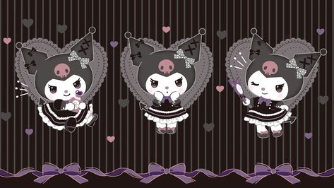 #sanrio #kuromi #goth HD pc wallpaper Kuromi Laptop Wallpaper, Kuromi Background, Hello Kitty Halloween Wallpaper, Nice Background, Wallpaper For Pc, Dark Blue Wallpaper, Screen Art, Goth Wallpaper, Gothic Wallpaper