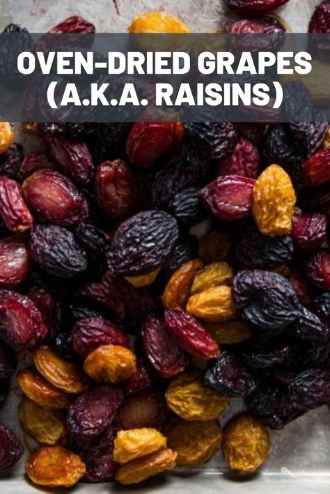 How To Dry Grapes For Raisins, How To Make Raisins From Grapes, Making Raisins From Grapes, Old Grapes What To Do With, Fresh Grapes Recipes, Preserving Grapes, Grape Recipes Ideas, Leftover Grapes, Homemade Raisins