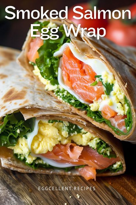 If you are craving a delightful and nutritious bite, this Smoked Salmon Egg Wrap is a fantastic option. #smoked salmon and egg wrap #smoked salmon wrap #smoked salmon wrap recipes #smoked salmon spinach wrap #smoked salmon and cream cheese wraps #smoked salmon wrapped asparagus #smoked salmon wrap recipes tortillas #smoked salmon wrap ideas #smoked salmon wrap healthy #smoked salmon wrapped #crispy smoked salmon wrapped shrimp #smoked bacon wrapped salmon bites Salmon Wrap Recipes, Smoked Salmon Wrap, Cream Cheese Wraps, Wrap Healthy, Smoked Salmon And Cream Cheese, Egg Breakfast Recipes Easy, Spinach Wrap, Salmon And Cream Cheese, Smoked Salmon Breakfast