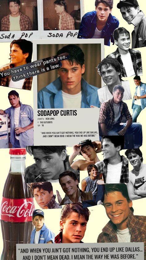 "And when you ain't got nothin, you end up like Dallas...and I don't mean dead. I mean the way he was before." My favorite Sodapop Quote #sodapop #outsiders Soda Pop Curtis Wallpaper, Sodapop Curtis Aesthetic, Dally Winston Wallpaper, The Outsiders Dally, Sodapop From The Outsiders, Soda From The Outsiders, Soda Pop Outsiders, Sodapop Curtis, Soda Pop From The Outsiders