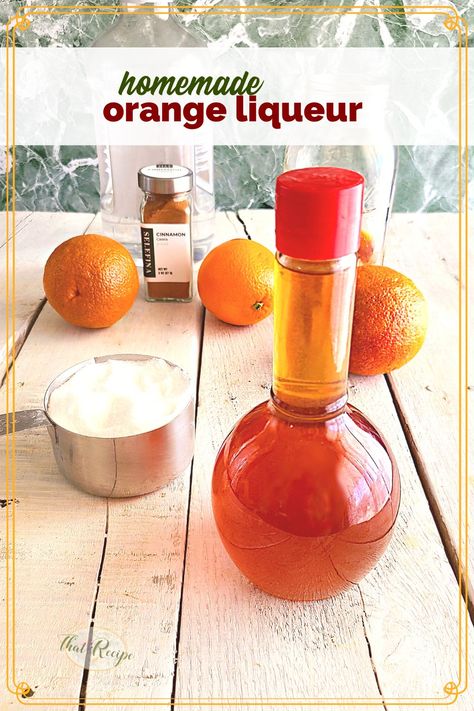 Homemade Orange Liqueur is a simple to make cordial essential for a variety of cocktails or use it to enhance a variety of desserts. Spring Sweets, Yellow Dragon Fruit, Pear Muffins, Cocktail Inspiration, Spring Recipes Dessert, Friends Recipes, How To Make Orange, Orange Liqueur, Ginger Smoothie