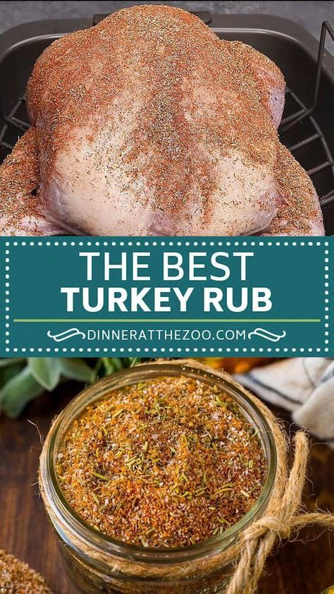 Turkey Rub Butter, Best Turkey Rub Recipe, Smoked Turkey Rub Recipes, Smoked Turkey Rub, Turkey Rub Recipes, Turkey Rub, The Best Turkey, Dry Rub Recipes, Spice Mix Recipes