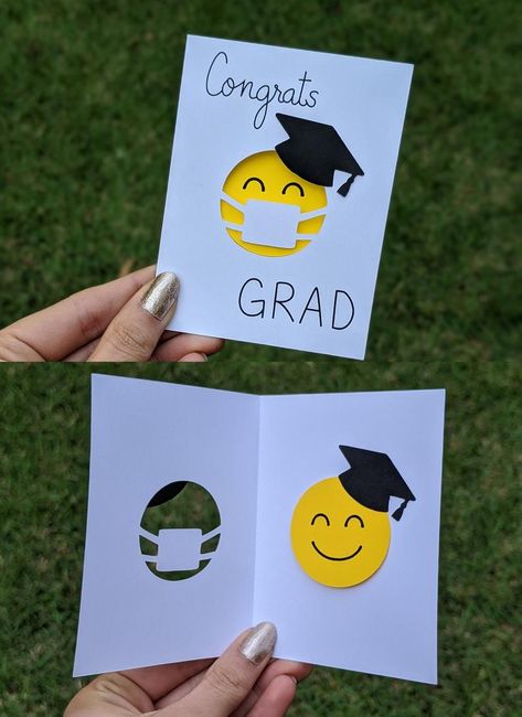 The Best Quarantine Gifts on Etsy - Nourishing Tweens Grad Diy, Graduation Cards Handmade, Diy Graduation Gifts, Graduation Crafts, Grad Cards, Make Your Own Card, Graduation Caps, Greeting Card Envelope, Graduation Diy