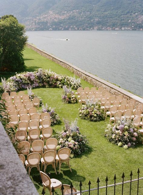 452_07-21-23_LindseyWedding_FILM Wedding Ceremony Setup, Como Lake, Como Wedding, Ceremony Design, Lake Como Wedding, Ceremony Inspiration, Future Wedding Plans, Stop Staring, Wedding Videography