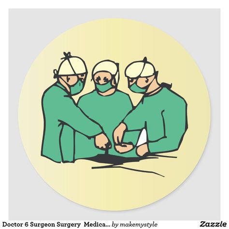 Surgeon Stickers, Surgery Stickers, Doctors Stickers, Medical Operation, Surgery Art, Doctor Stickers, Stickers School, Surgeon Doctor, Doctor Humor