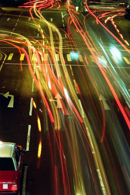 brake light trails | light trails in hong kong taken with: n… | Flickr Traffic At Night, Jumeriah Beach, Blurry Lights, Marla Singer, Kodak Gold, Beach Side, Light Trails, Traffic Light, Cinematic Photography