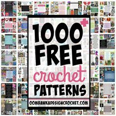 1000 Free Crochet Patterns RoundUp Oombawka Design Crochet Design Crochet, Crochet Motifs, Crochet Books, Crochet Round, Crochet Stitches Patterns, Bag Crochet, Free Crochet Patterns, Crochet Techniques, Learn To Crochet