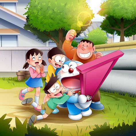 Doraemon And Nobita Friendship Wallpaper, Best Cartoon Shows, Cartoons Group, Friendship Wallpaper, Robot Cat, Baby Cartoon Drawing, Doremon Cartoon, Best Friends Cartoon, Doraemon Cartoon