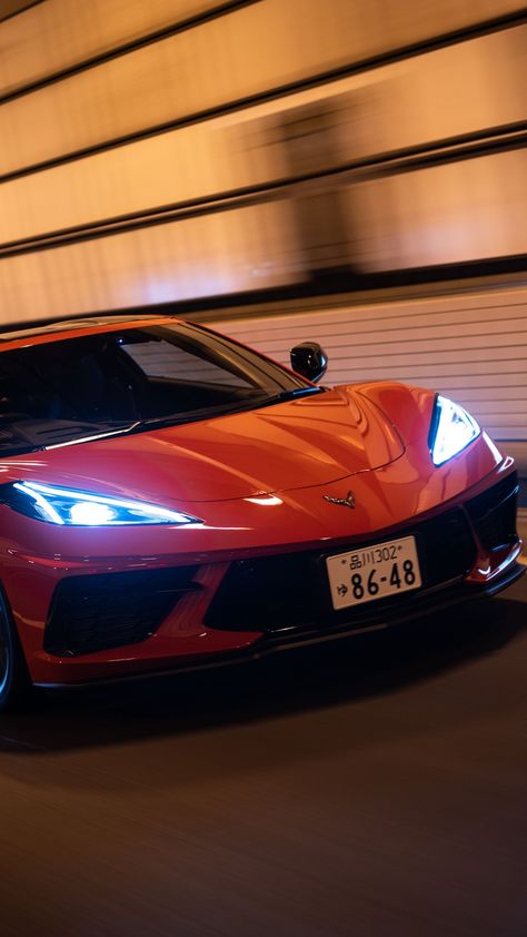 Corvette Wallpaper, Corvette C8, Corvette C7, Car Aesthetic, Red Wallpaper, All Cars, Car Wallpapers, Chevrolet Corvette, Cool Cars