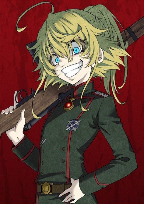 Saga Of Tanya The Evil Tanya Degurechaff, Evil Smile, Tanya The Evil, Female Design, Anime Military, Anime Meme, All Anime, Cosplay Anime, Anime Memes