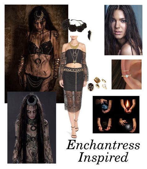 "Enchantress Inspired" by fandom-army ❤ liked on Polyvore featuring art Enchantress Outfit Ideas, Enchantress Costume Diy, Enchantress Costume Halloween, The Enchantress Costume, Enchantress Outfit, Enchantress Dc Costume, Enchantress Dc Tattoo, Suide Squad, Enchantress Costume