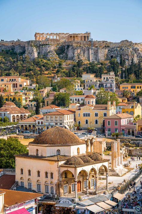 One Day in Athens: How to See the Best of Athens in a Day | She Wanders Abroad Athens Wallpaper, Athens Aesthetic, Athens Itinerary, Athens Travel Guide, Things To Do In Athens, Greece Architecture, Athens Travel, Greece Itinerary, Best Wallpaper Hd