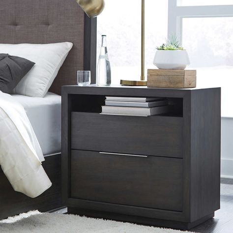 Lovelle 5-piece King Bedroom Set Gray Nightstand, Прикроватные Тумбочки, Wooden Nightstand, King Bedroom Sets, Living Essentials, Bedroom Sets Queen, Queen Bedroom, King Bedroom, 2 Drawer Nightstand