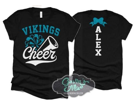 Cheer Fan Shirts, Cheerleading Tshirt Designs, Cheer Competition Shirts, Cheer Tshirt Designs, Cheerleading Shirts Designs, Cute Cheer Shirts, Cheerleading Mom Shirts, Cheer Team Shirts, Cheer Practice Wear