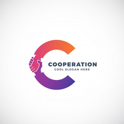 C C Logo Design, Art Club Logo, Cooperation Logo, Partnership Logo, Community Logo Design, Leader Logo, Collaboration Logo, Unity Logo, Hand Typography